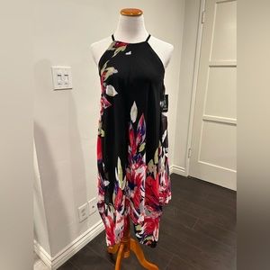 INC Sleeveless Floral Print NWT MIDI Dress Size 4